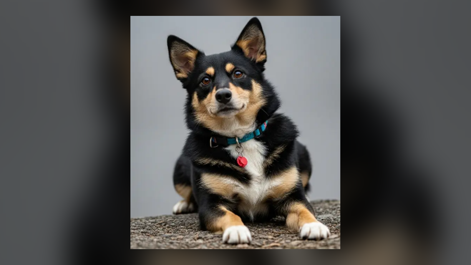 The dog that was mistakenly published as the hero image of a serious article on labour-market outcomes.